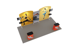 Portable Exhibit Display 20ft - Model 9 - Backdropsource