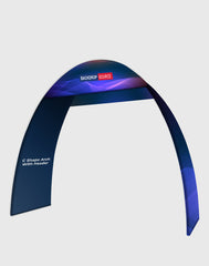 20ft C-Shaped Tension Fabric Arch with Header