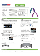 10ft C-Shaped Fabric Arch Display