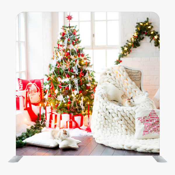 Christmas STRAIGHT TENSION FABRIC MEDIA WALL - 100 - Backdropsource