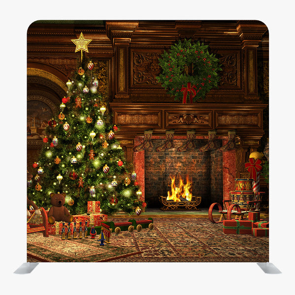Christmas STRAIGHT TENSION FABRIC MEDIA WALL - 16 - Backdropsource