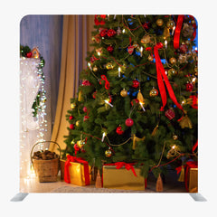 Christmas STRAIGHT TENSION FABRIC MEDIA WALL - 1 - Backdropsource