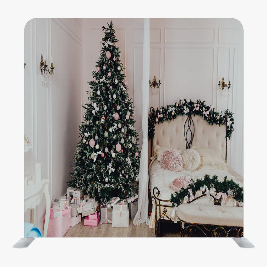 Christmas STRAIGHT TENSION FABRIC MEDIA WALL - 48 - Backdropsource
