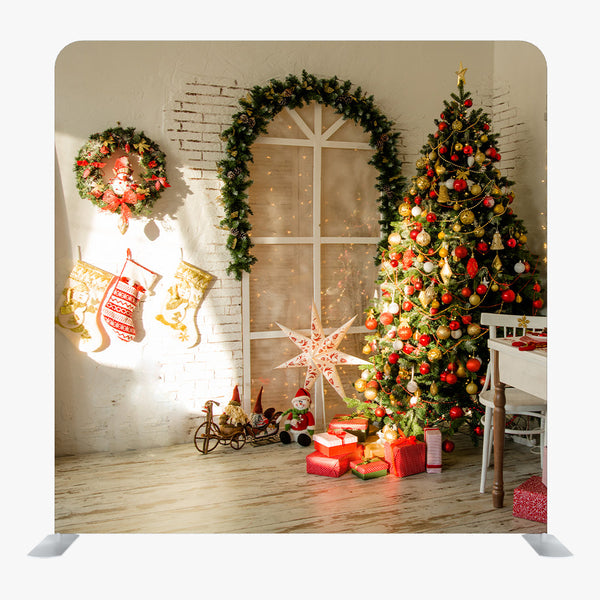 Christmas STRAIGHT TENSION FABRIC MEDIA WALL - 94 - Backdropsource