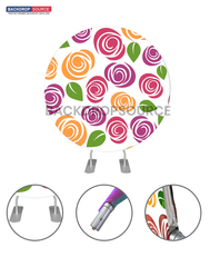 Circular Backdrop Stand ( Diameter 79 inches ) for Wedding & Birthday Parties Decorations