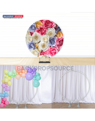 Circular Backdrop Stand ( Diameter 79 inches ) for Wedding & Birthday Parties Decorations