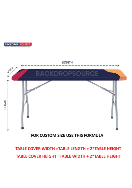 Cross-over Stretch Table Covers