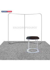 10ft x 10ft Curved Exhibit Pro 3-in-1 Display Kit with Illume Lights