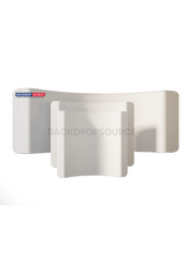Curved Tension Portable Media Wall
