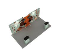 Portable Exhibit Display 20ft - Model 13 - Backdropsource