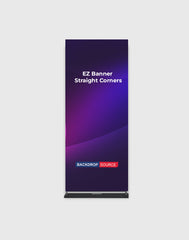 EZ  Banner with Straight Corners