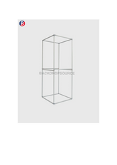 Modular EZ Cubic Fabric Tower Display