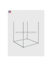 Modular EZ Cubic Fabric Tower Display
