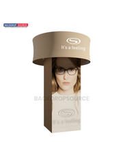 Fabric Tower Column Stand with Circle