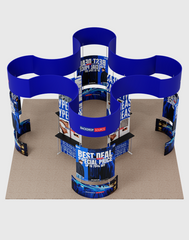 Modular Booth Kits 20ft x 20ft - Model 14