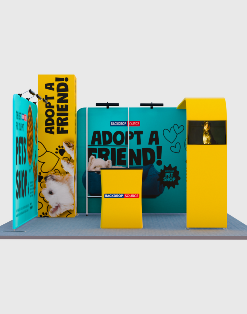 Modular Booth Kits 20ft x 20ft - Model 01