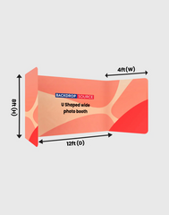 U Shape Wide Photo Booth