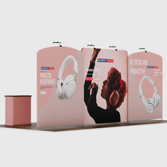 Portable Exhibit Display 20ft x 10ft - Model 10