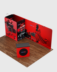 Portable Exhibit Display 10ft x 20ft - Model 8