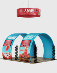 Portable Exhibit Display 10ft x 20ft - Model 9