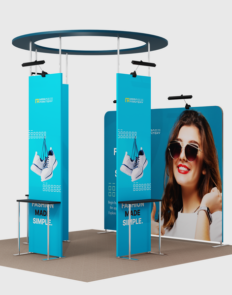 20x20 Modular Trade Show Booth - Pro 10