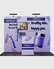 Portable Exhibit Display 10ft x 10ft - Model 1