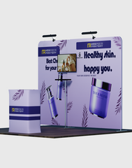 Portable Exhibit Display 10ft x 10ft - Model 1