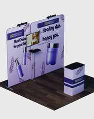 Portable Exhibit Display 10ft x 10ft - Model 1