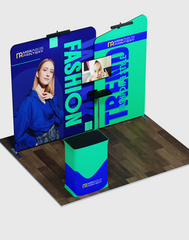 Portable Exhibit Display 10ft x 10ft - Model 3
