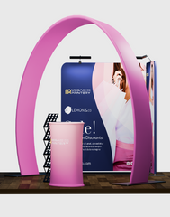 Modular Horseshoe Arch Exhibition Kit for 10ft Wide Booths