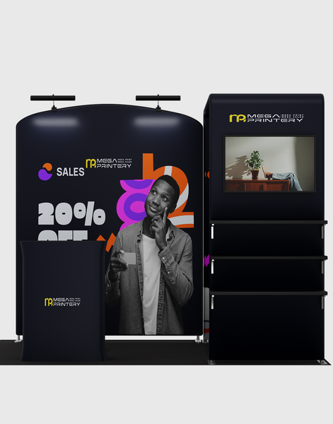 Portable Exhibit Display 10ft x 10ft - Model 37