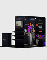 Portable Exhibit Display 10ft x 10ft - Model 37