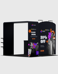Portable Exhibit Display 10ft x 10ft - Model 37