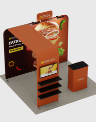 Portable Exhibit Display 10ft x 10ft - Model 17