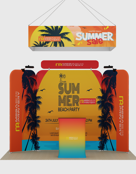 Portable Exhibit Display 10ft x 10ft - Model 32
