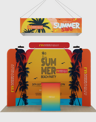 Portable Exhibit Display 10ft x 10ft - Model 32
