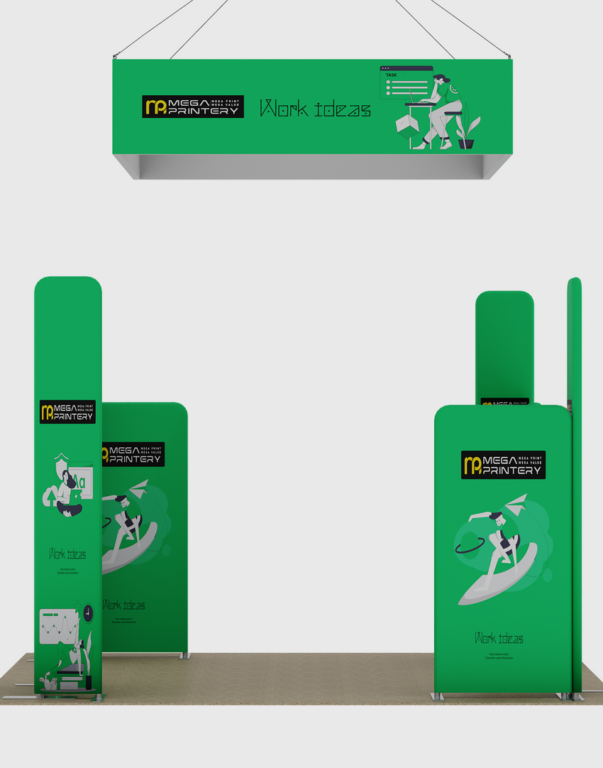 Portable Exhibit Display 10ft x 10ft - Model 36