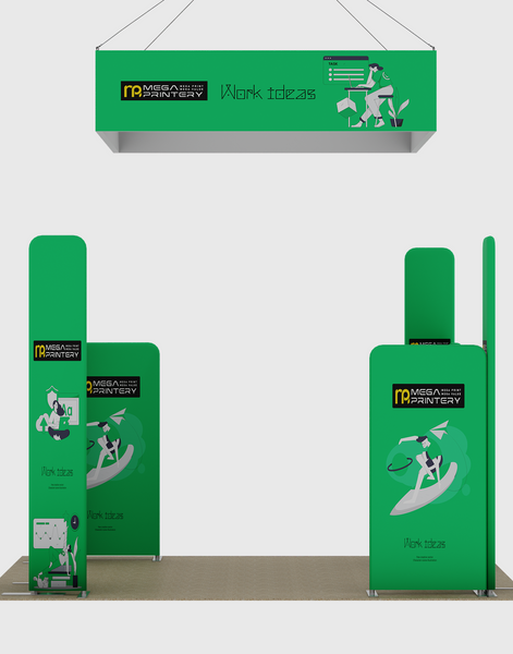 Portable Exhibit Display 10ft x 10ft - Model 36