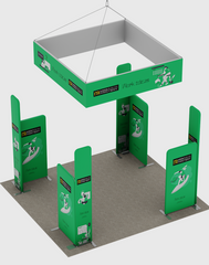Portable Exhibit Display 10ft x 10ft - Model 36