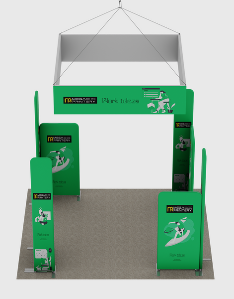 Portable Exhibit Display 10ft x 10ft - Model 36