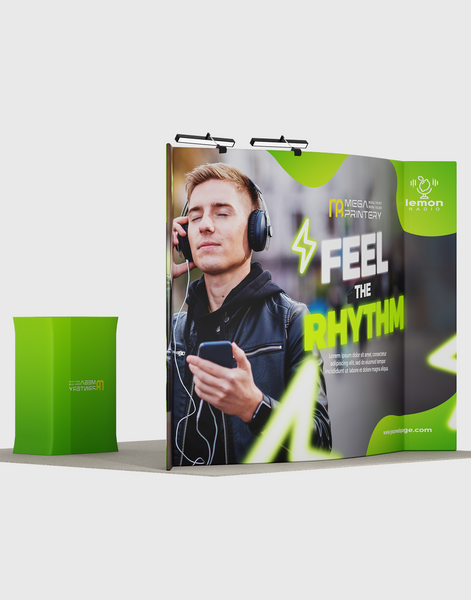 Portable Exhibit Display 10ft x 10ft - Model 23