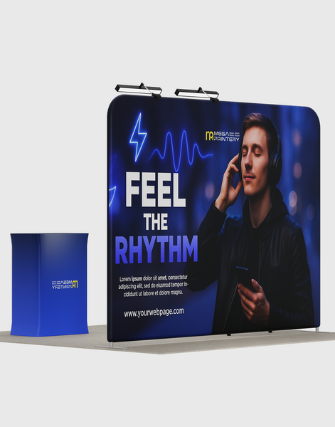 Portable Exhibit Display 10ft x 10ft - Model 22