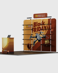 Portable Exhibit Display 10ft x 10ft - Model 28