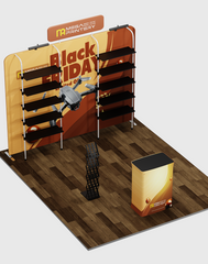 Portable Exhibit Display 10ft x 10ft - Model 28
