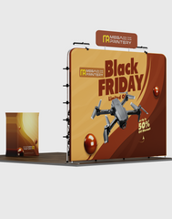 Portable Exhibit Display 10ft x 10ft - Model 28