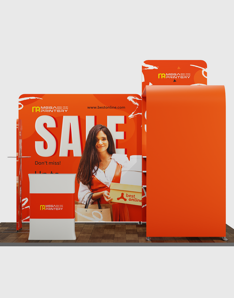 Portable Exhibit Display 10ft x 10ft - Model 19