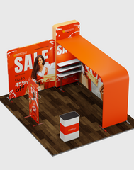 Portable Exhibit Display 10ft x 10ft - Model 19