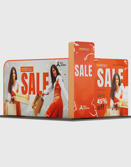 Portable Exhibit Display 10ft x 10ft - Model 19