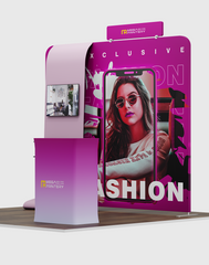 Portable Exhibit Display 10ft x 10ft - Model 16