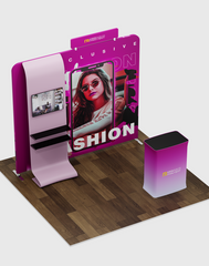 Portable Exhibit Display 10ft x 10ft - Model 16